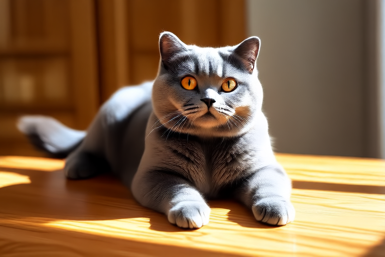 The Golden Charm: Unveiling the British Shorthair’s Luxurious Coat