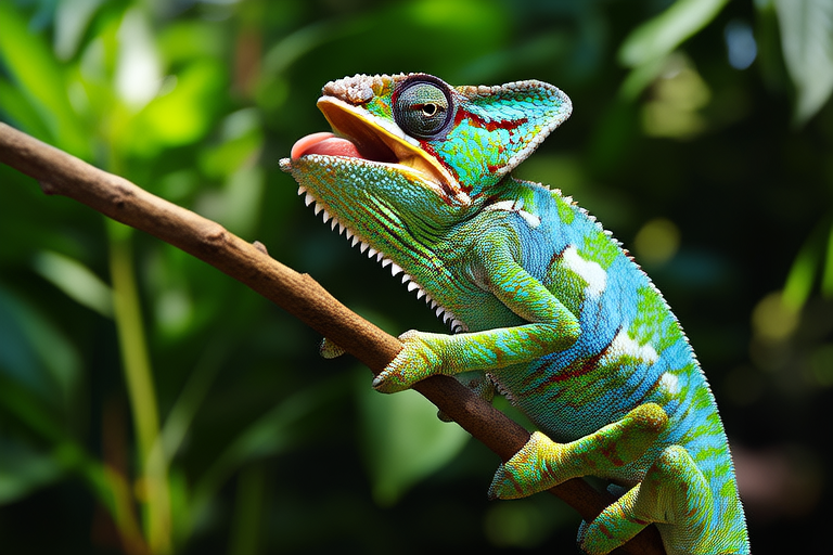 The Secret Life of Chameleons: Unveiling Their Colorful World