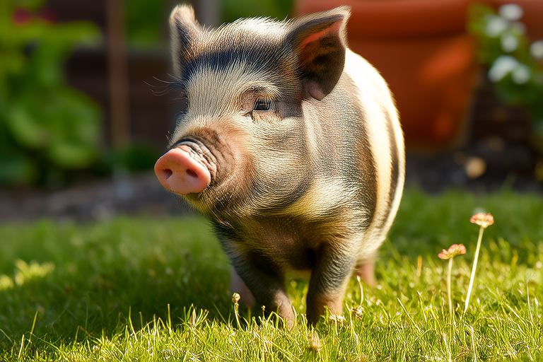 Adventures with a Mini Pig: A Day in the Life of a Unique Pet Owner