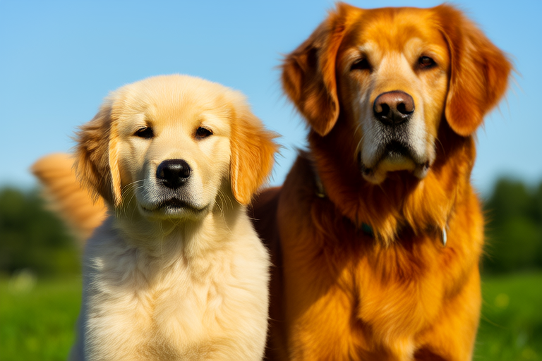 Golden Retrievers: From Puppyhood to Adulthood – A Journey of Love