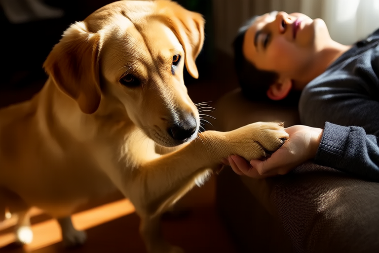 How This Labrador Saved Its Owner’s Life With Just A Paw