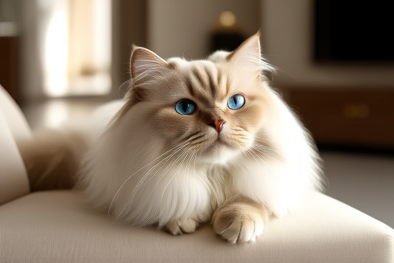 From Showroom to Sofa: Inside the Luxurious Life of a Persian Cat