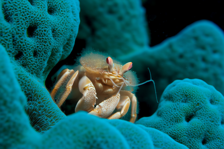 Meet the Tiniest Crab Living Inside Sea Sponges: The Pea Crab