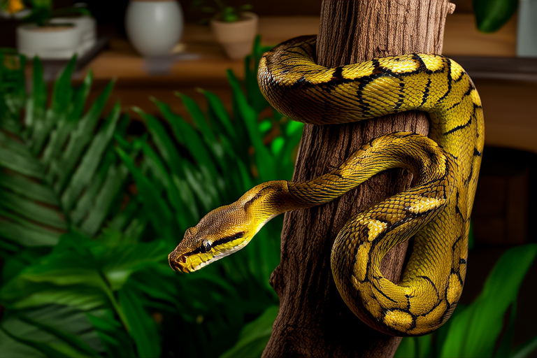 From Jungle to Home: Transforming Your Space with the Grace of a Golden Python
